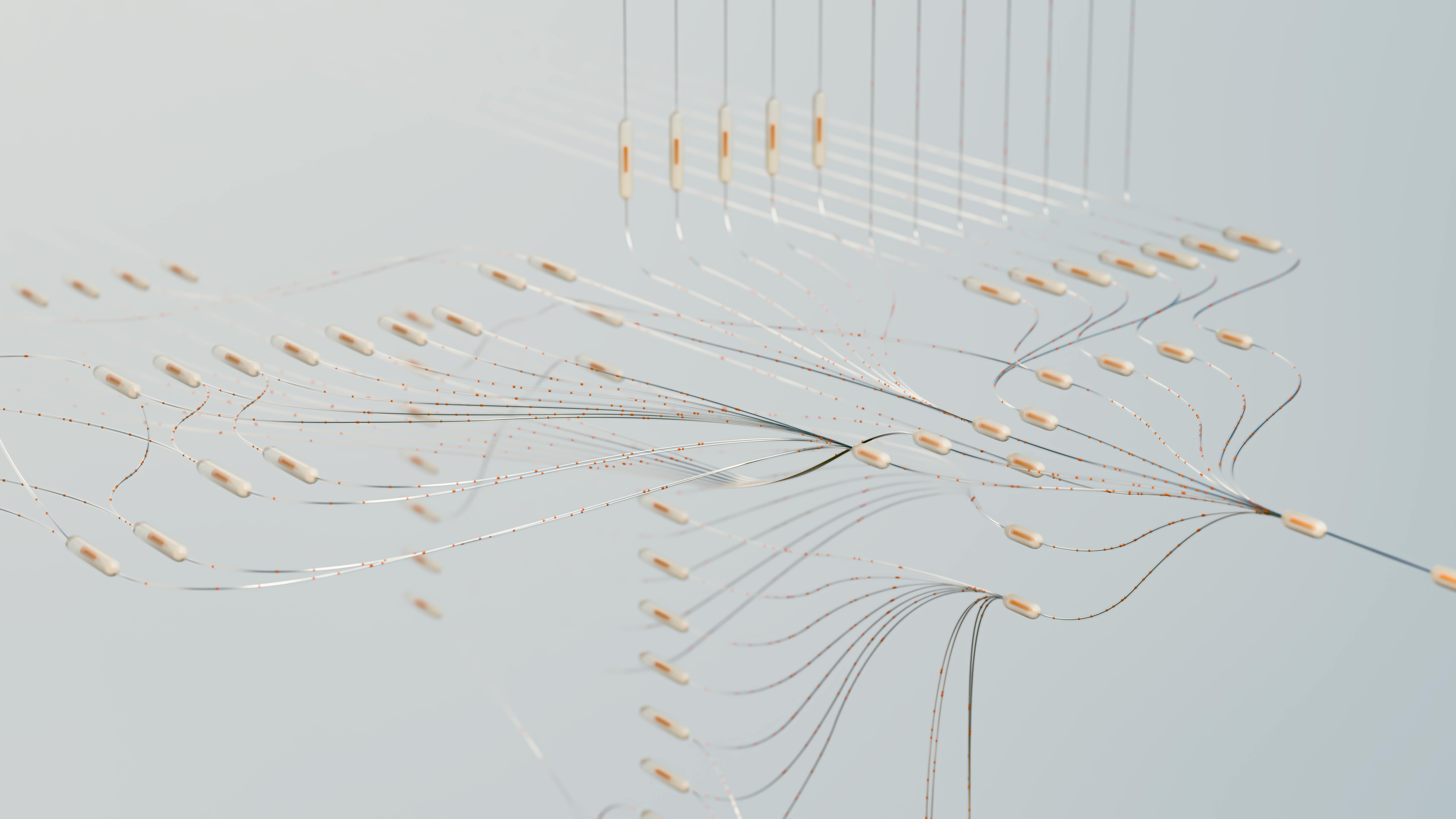 Imagen de cables y conexiones de red empresarial